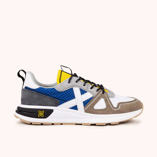 MUNICH FUTTURA 07 Sneakers Azul, Gris y Amarillo (1)