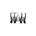 CONJUNTO FRENO V-BRAKE ALU. NEGRO SIN MANETAS (1)