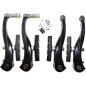 CONJUNTO FRENO V-BRAKE ALU. NEGRO SIN MANETAS (2)