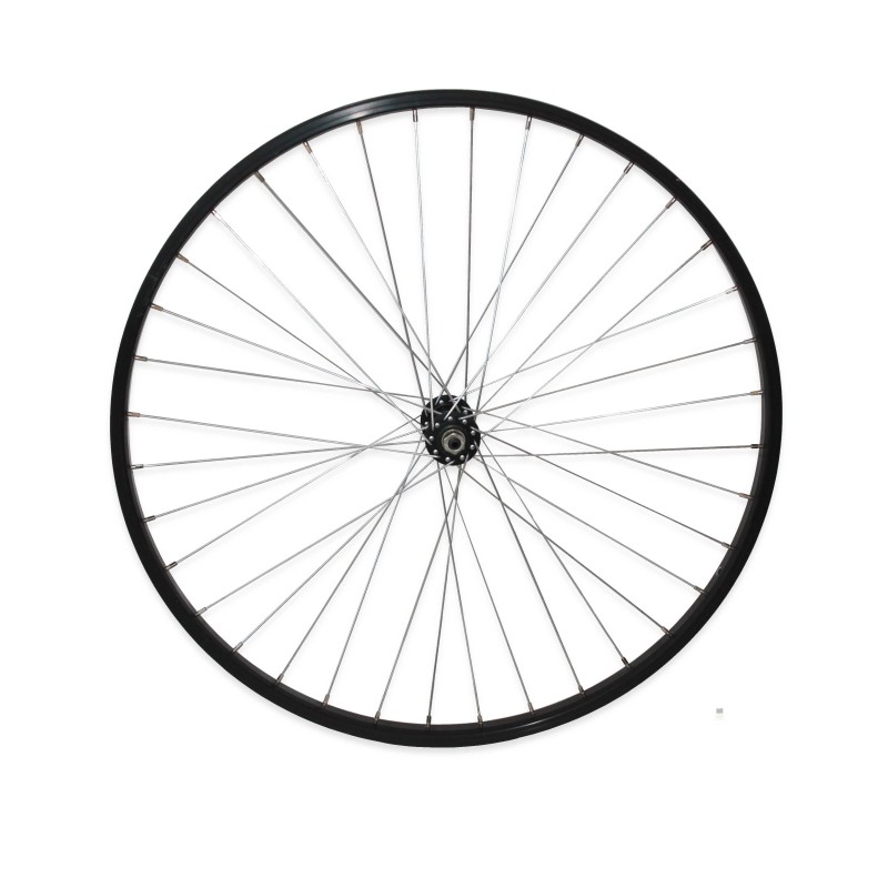 RUEDA DELANTERA 26 M110 CUBO ALU. BITEX NEGRO C/BLOQUEO V.BRAKE (1)