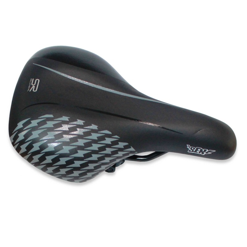 SILLÍN SELLE ROYAL BEN 1703HRN 20/16 NEGRO/PLATA (1)
