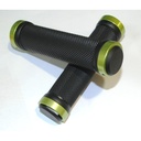 PAR PUÑOS NEGRO PUNTAS DE ALUMINIO C/TORNILLO (1)