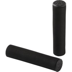 PAR PUÑOS NEGRO PUNTAS DE ALUMINIO C/TORNILLO (7)