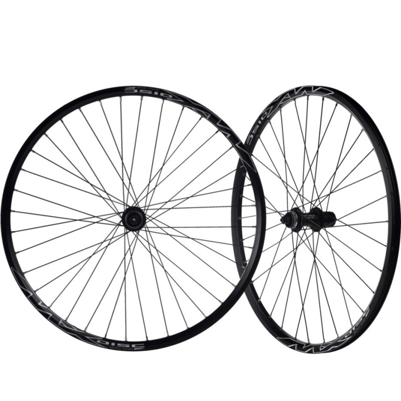 2 unidades RUEDA DELANTERA 26" MACH MX-DISC BUJE SHIMANO CENTER LOCK NEGRO (1)
