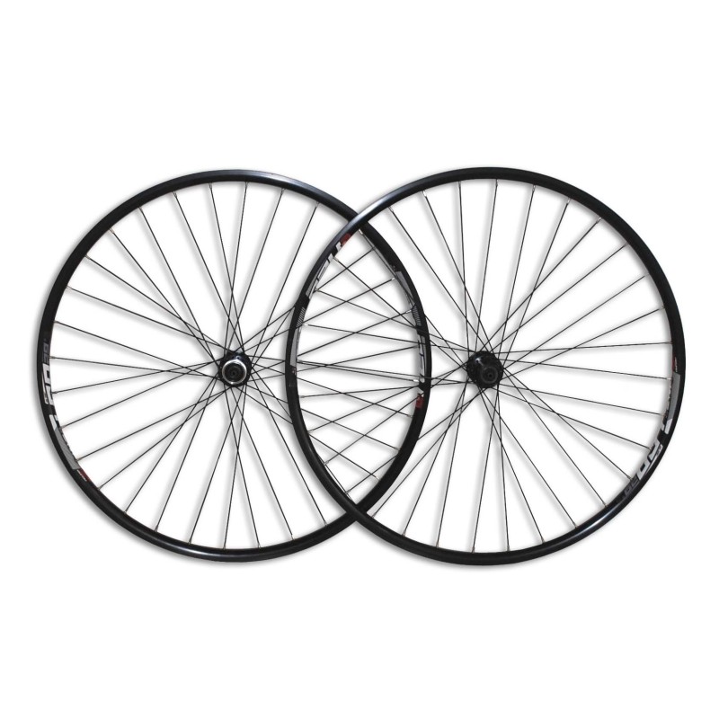 PAR DE RUEDAS 29'' 32F NEGRA. SHIMANO (1)