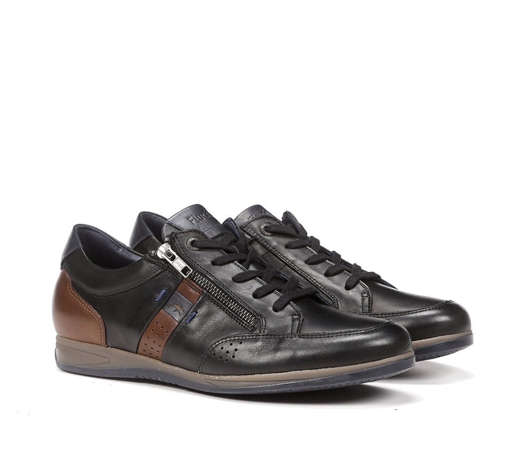 DANIEL F1281 Zapato Con Cordoness Negro (1)