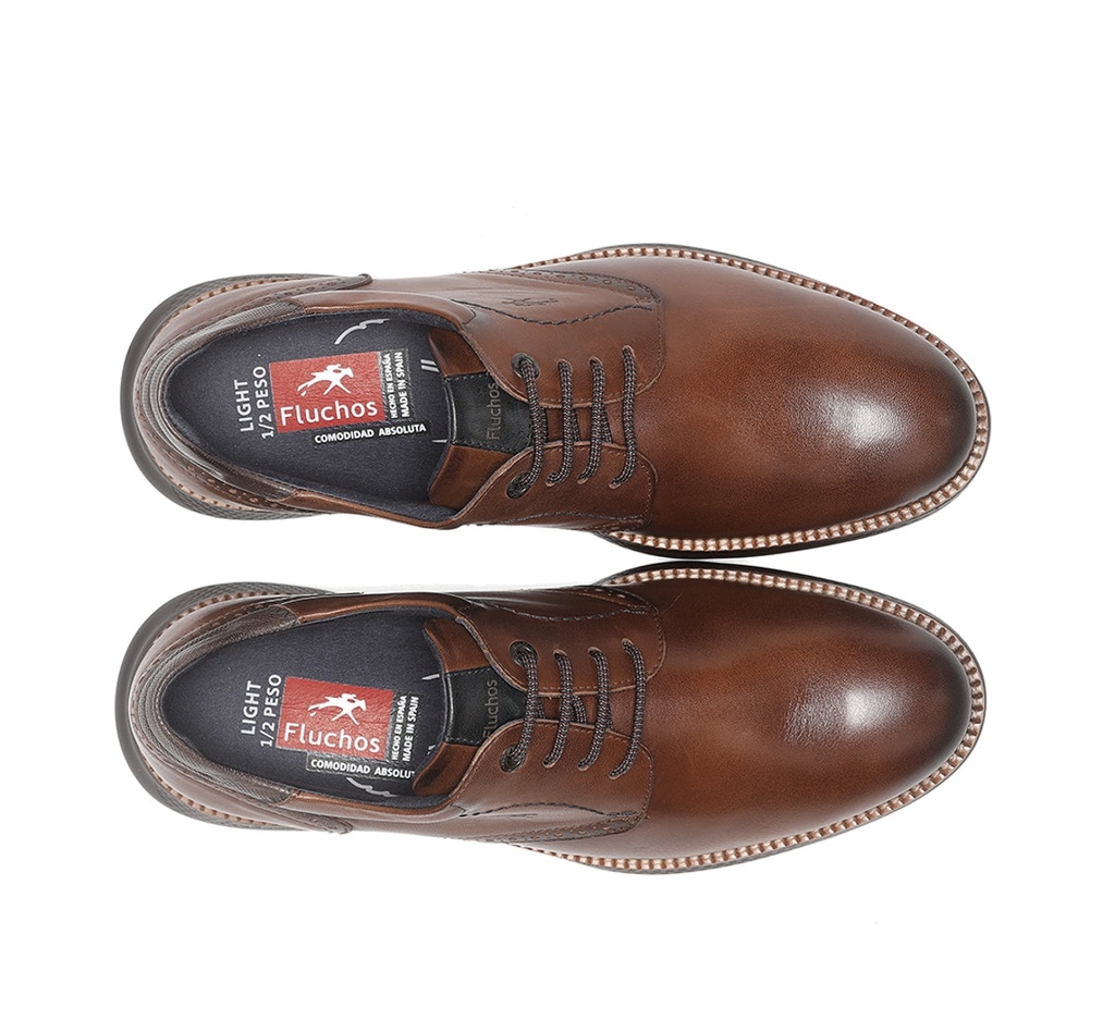 WILLIAM F1351 Zapato MarrÃ³n (4)