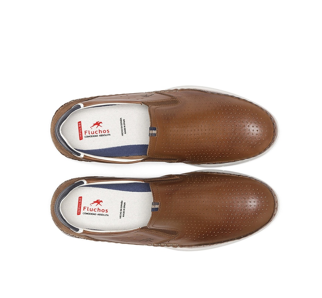 YANNIC F1445 Slip On MarrÃ³n (4)