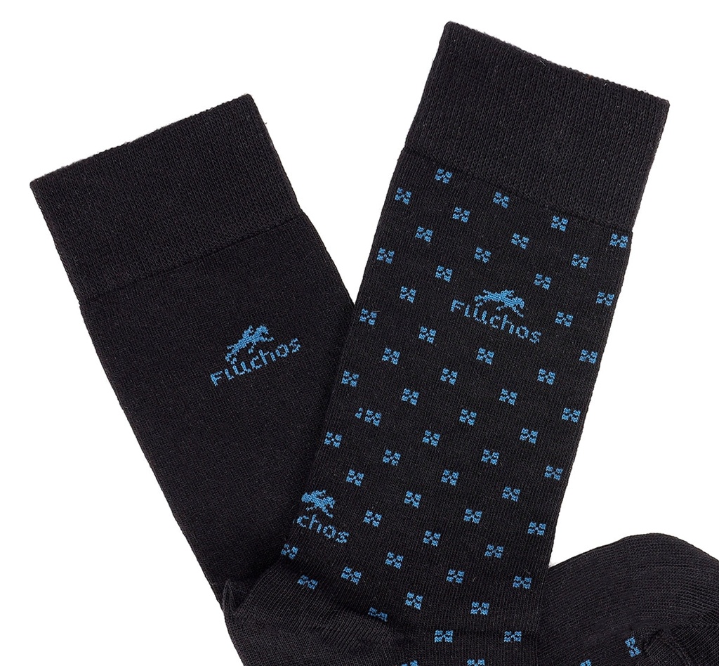 CA0009 Calcetines Largos Azules y Cuadros (4)