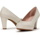 BLESA D5794 Zapato de TacÃ³n Blanco (6)