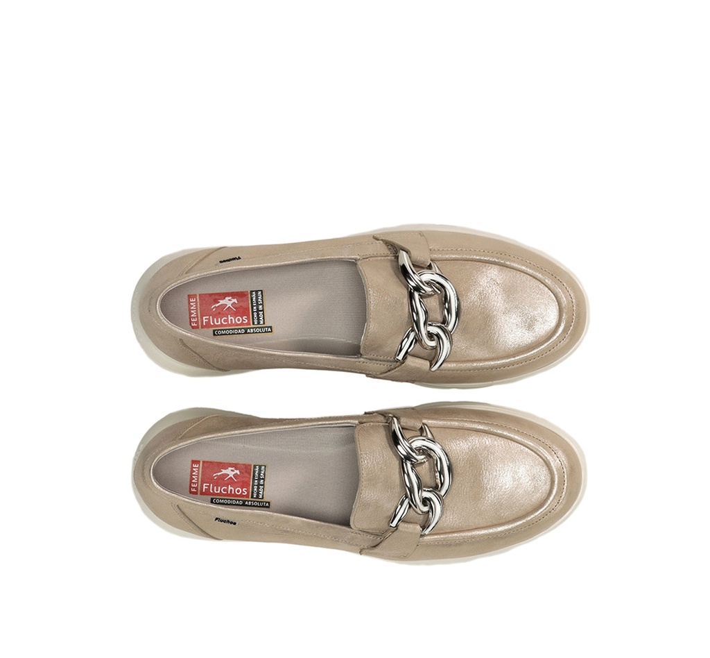 GLADIS F1937 MocasÃ­n Dorado (4)