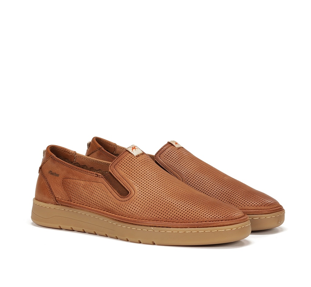 LEO F1946 Slip On MarrÃ³n (1)