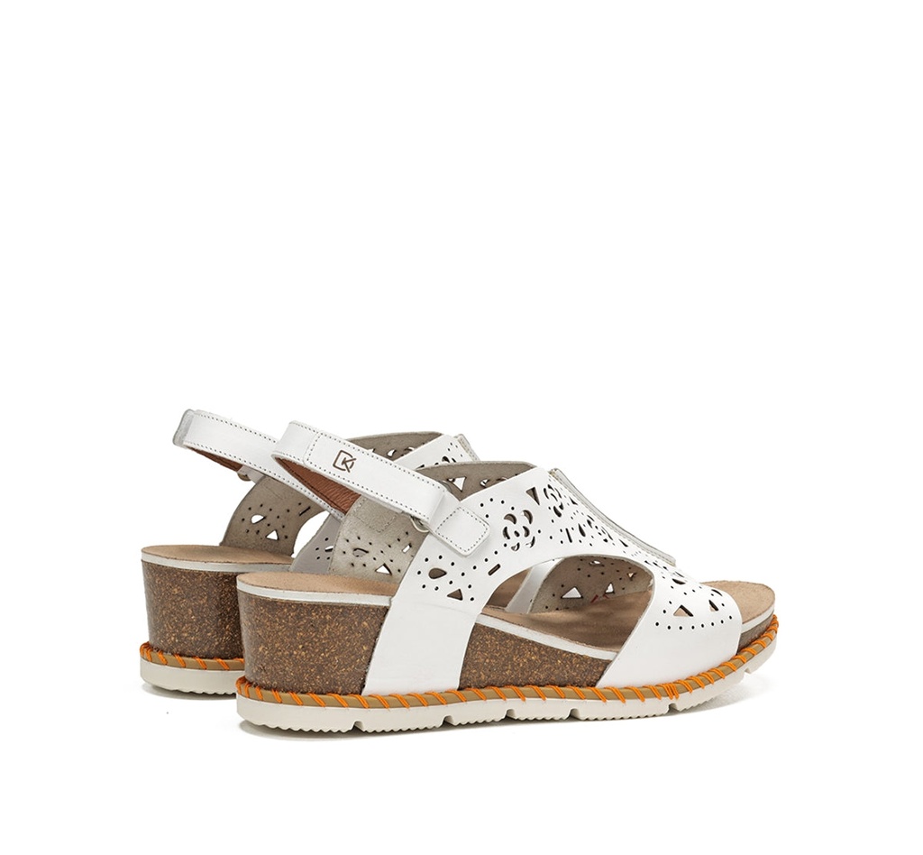 GOLD D9319 Sandalia Blanca (2)
