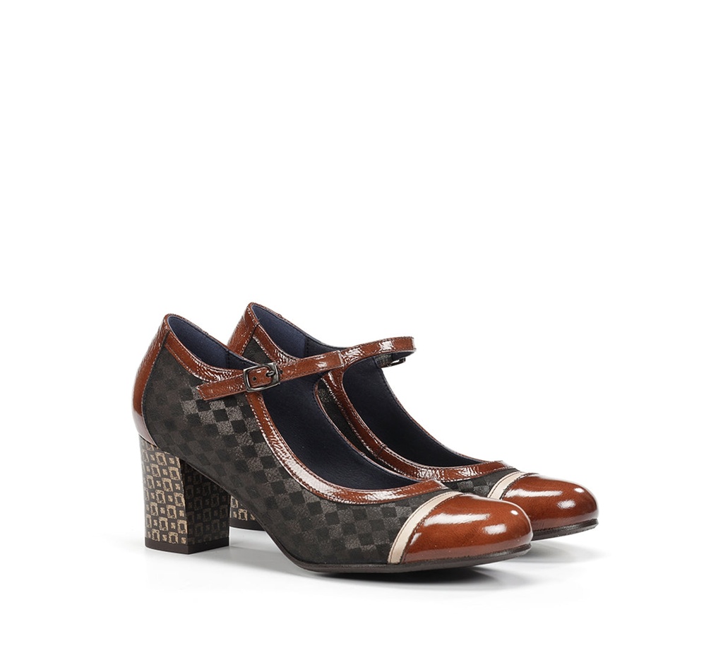 RODIN D8669 Zapato MarrÃ³n (1)