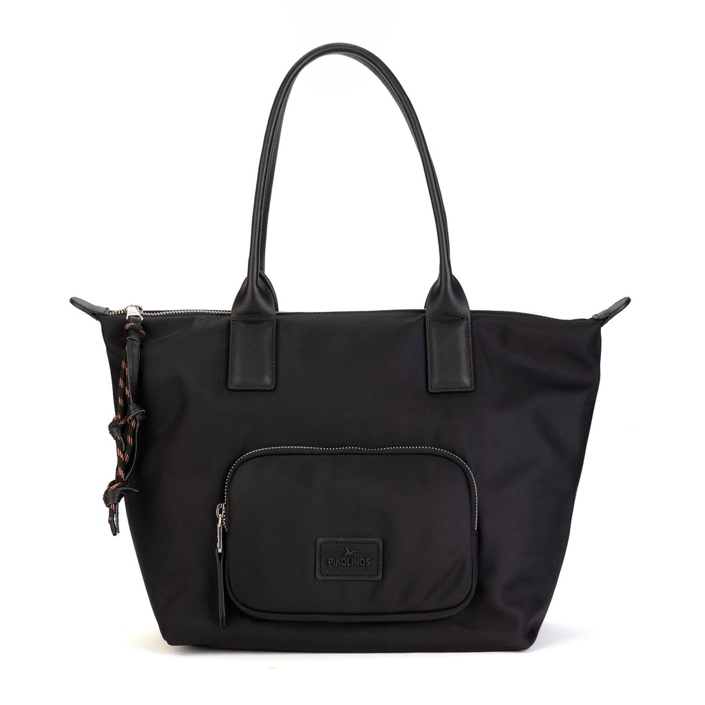 AYNA - Bolso tote textil con cierre cremallera para mujer (4)