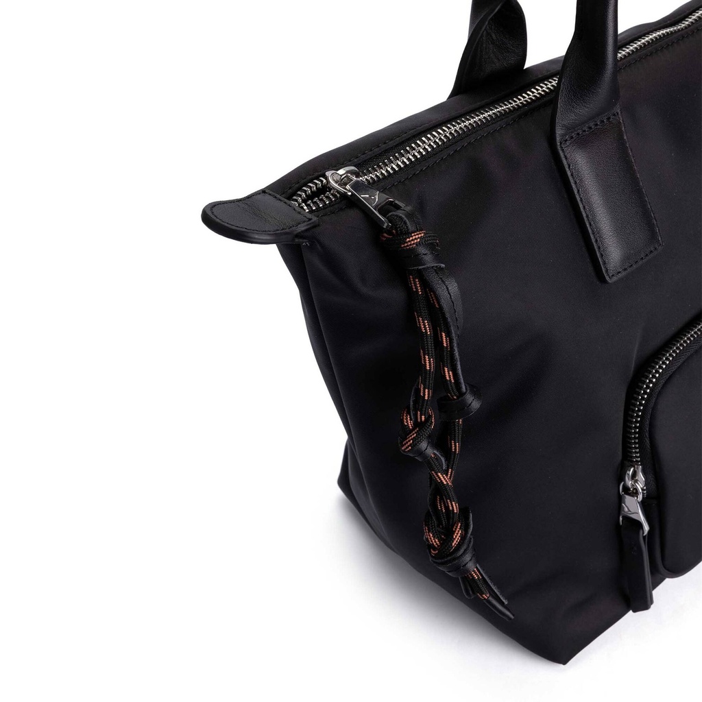 AYNA - Bolso tote textil con cierre cremallera para mujer (7)