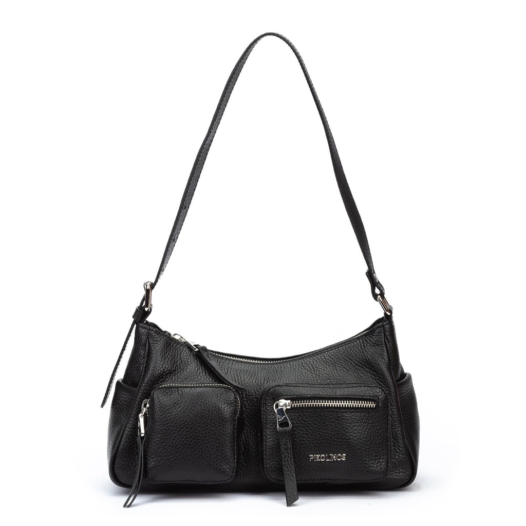 BEGET - Hobo con piel suave y cremallera para mujer. (4)