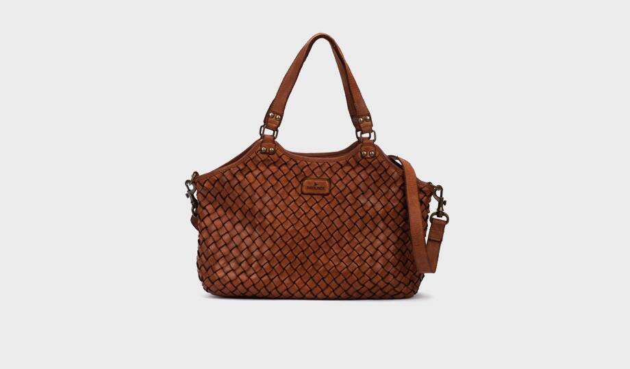 FAURA - Bolso shopper trenzado para mujer (3)