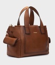 PAU - Bolso de piel con doble asa para mujer. (1)
