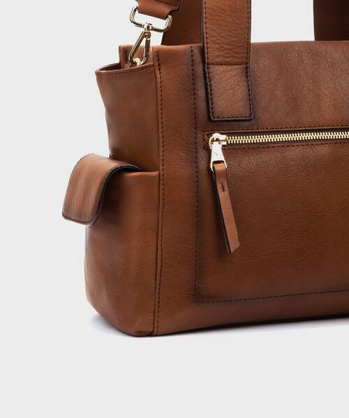 PAU - Bolso de piel con doble asa para mujer. (2)