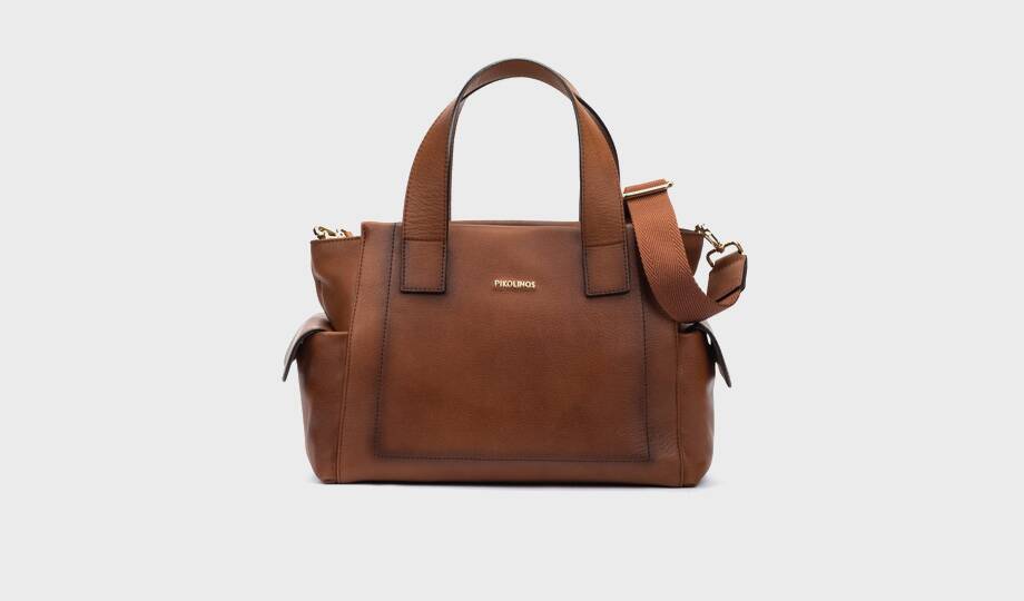 PAU - Bolso de piel con doble asa para mujer. (3)
