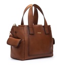 PAU - Bolso de piel con doble asa para mujer. (5)