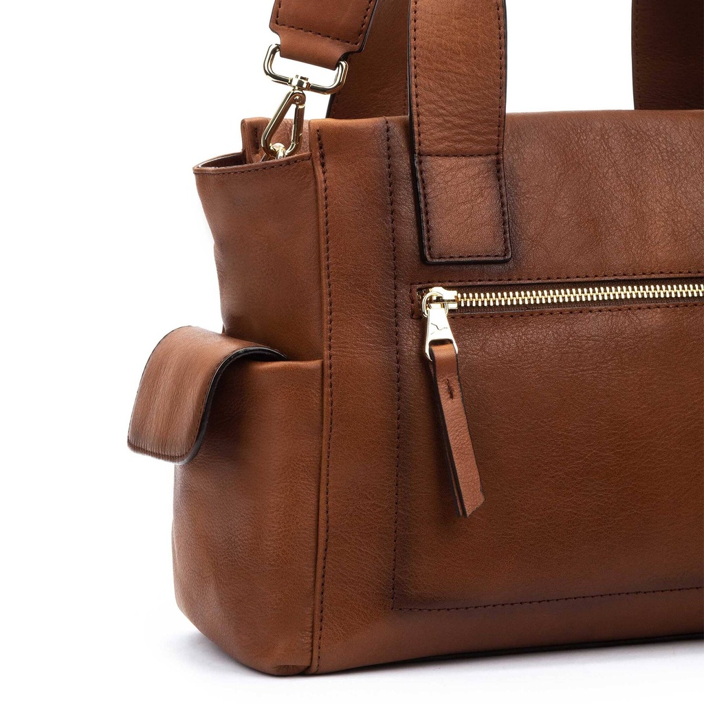 PAU - Bolso de piel con doble asa para mujer. (7)