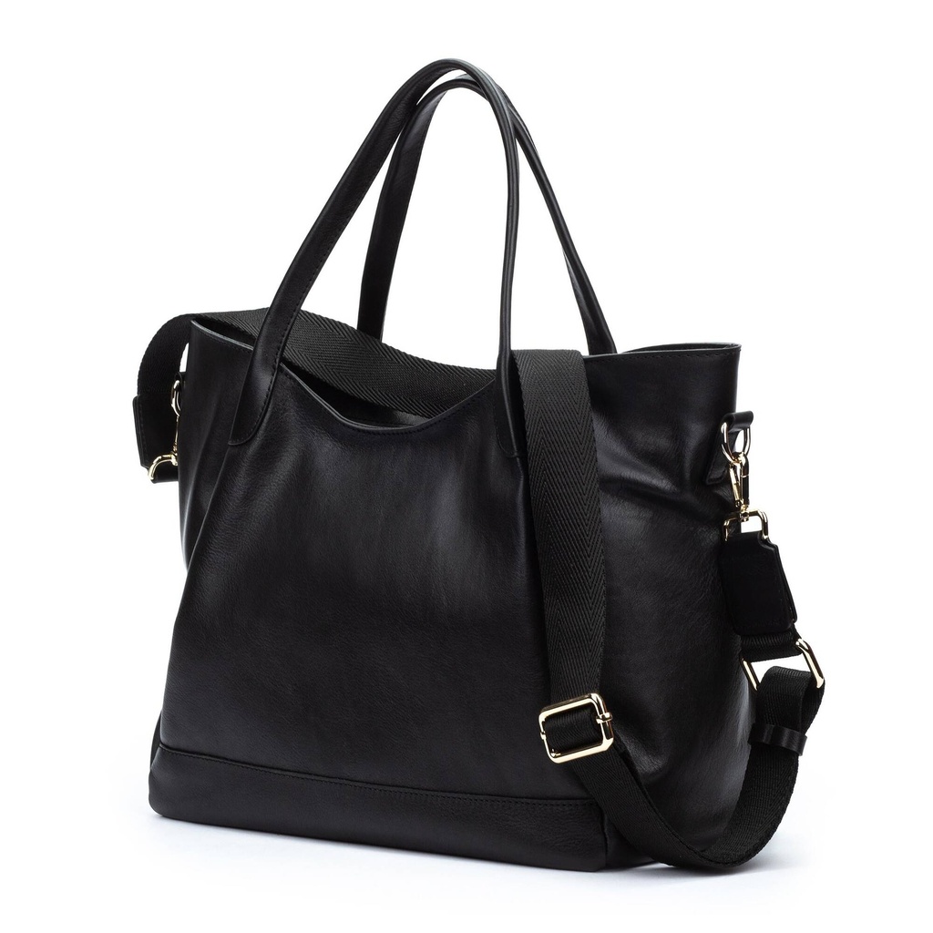 ARES - Bolso de piel con doble asa para mujer. (6)