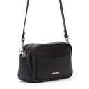 BEGET - Bandolera de piel con cremallera para mujer (5)