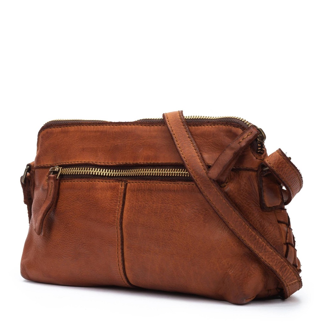 FAURA - Bolso de piel con cierre de cremallera para mujer. (6)