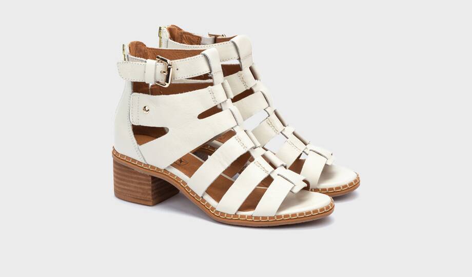 BLANES - Sandalias de tacón bloque con cremallera para mujer (3)