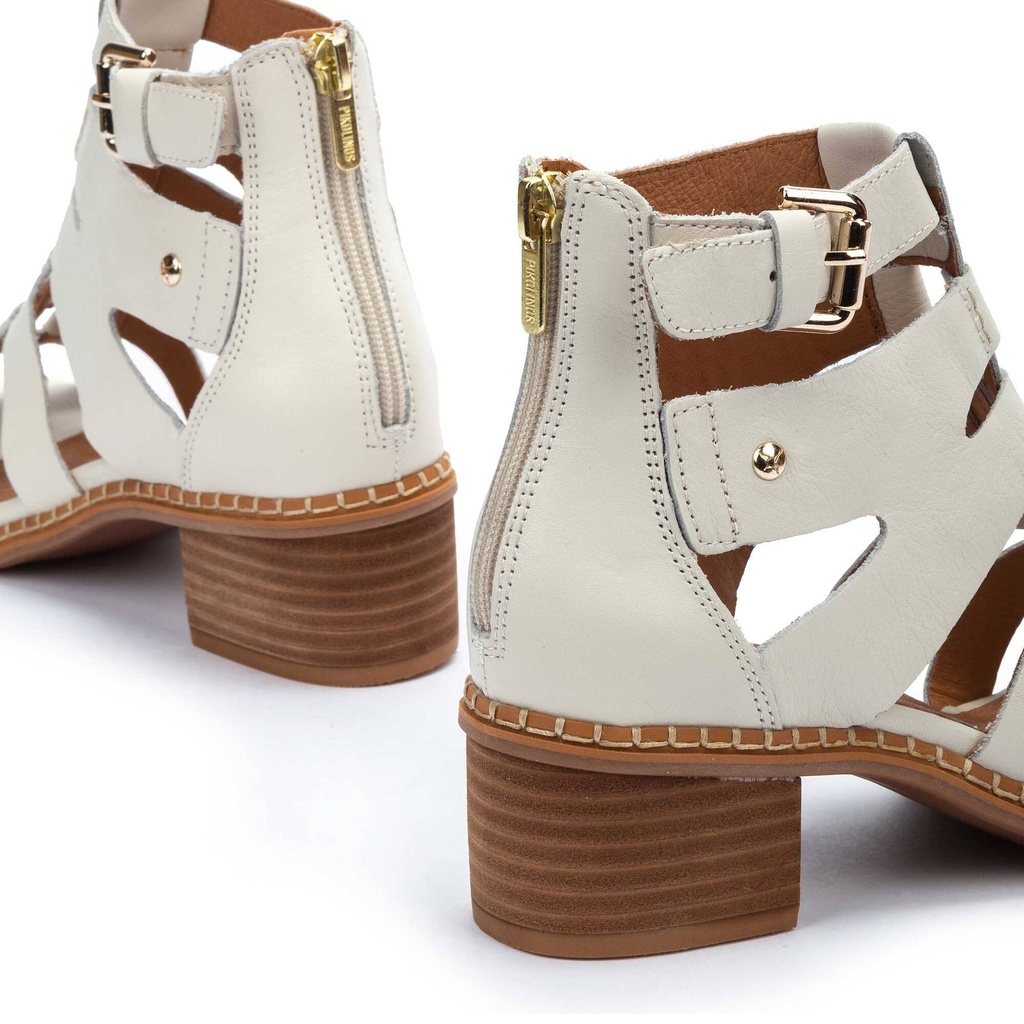 BLANES - Sandalias de tacón bloque con cremallera para mujer (7)