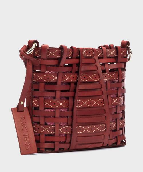ROMANA - Bolso trenzado de piel para mujer (1)