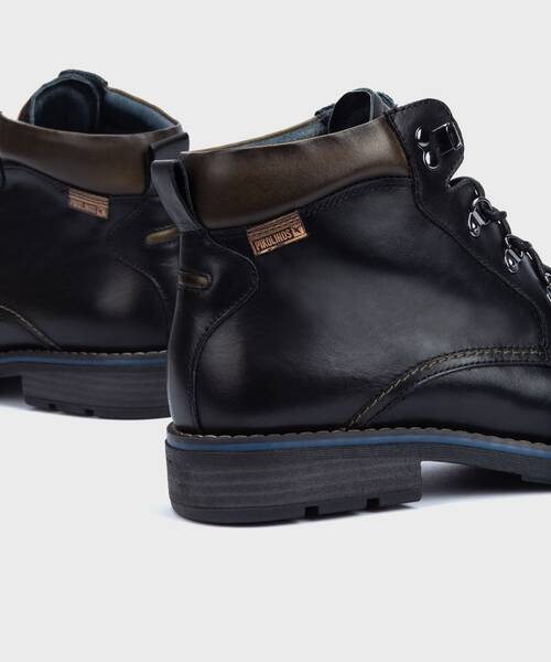 YORK - Botín con cordones y cremallera para hombre (2)