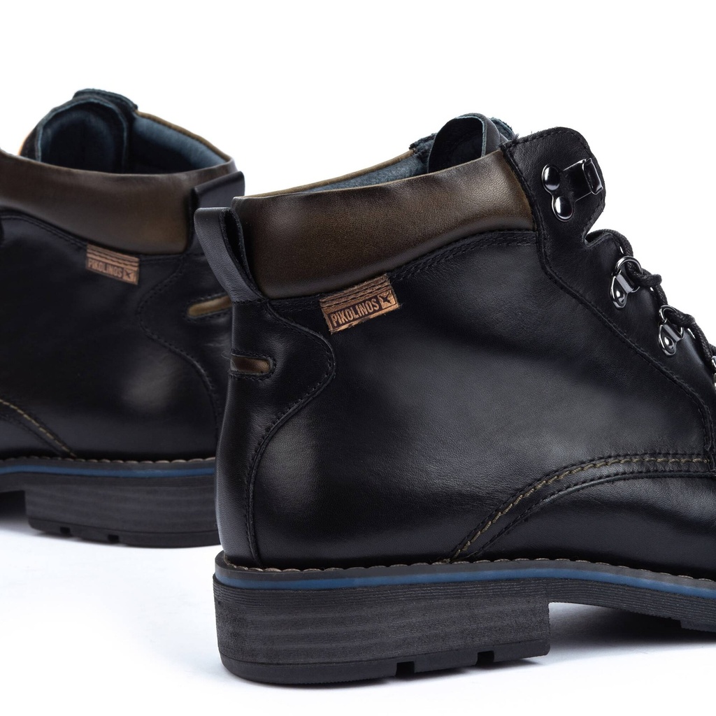 YORK - Botín con cordones y cremallera para hombre (7)