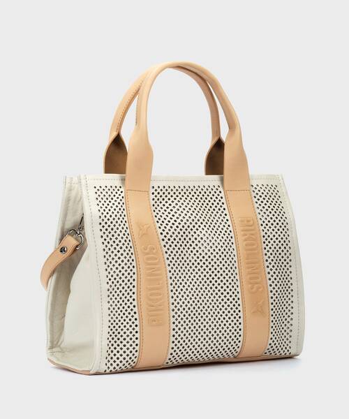 ALCUDIA - Bolso tote calado para mujer (1)