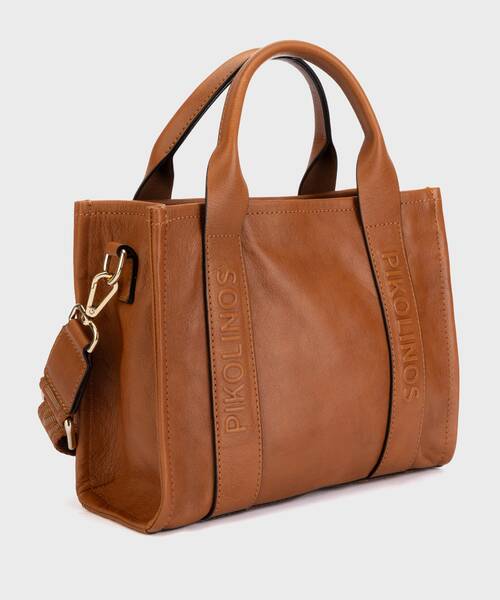ALCUDIA - Bolso de piel con doble asa para mujer (1)
