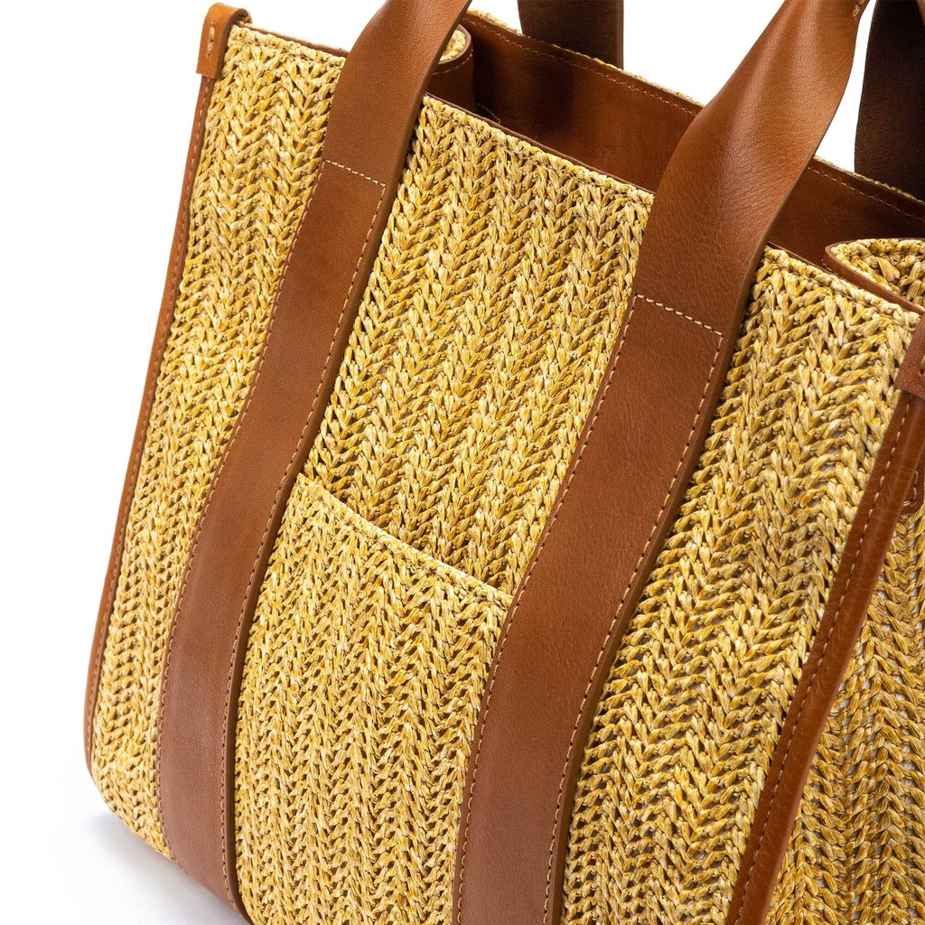 ALTAFULLA - Bolso tote de rafia para mujer (7)