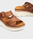 GOMERA - Sandalias de cuña con hebilla para mujer (2)