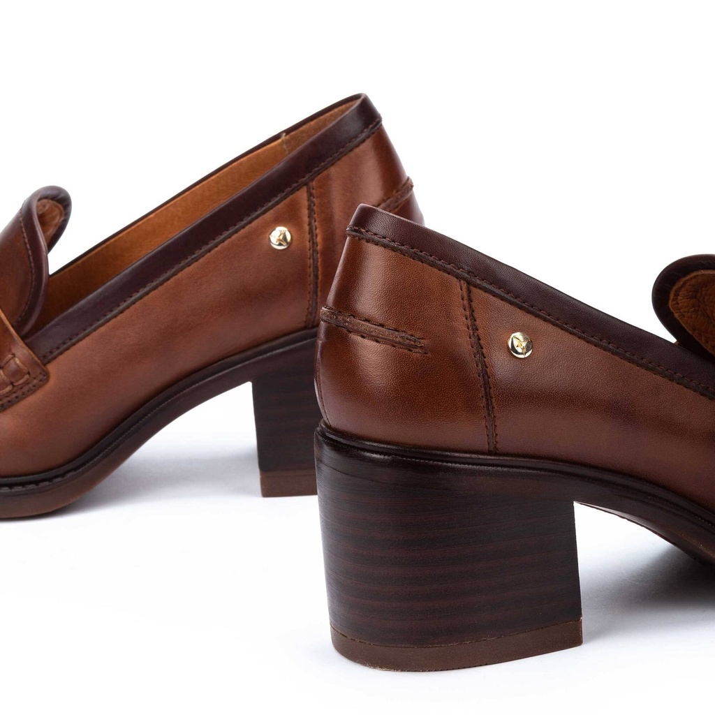 HUESCA - Mocasín con tacón para mujer (7)