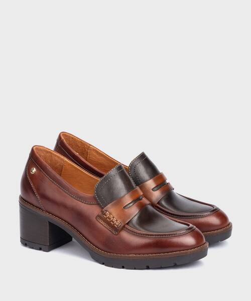 LLANES - Mocasín con tacón medio para mujer (1)