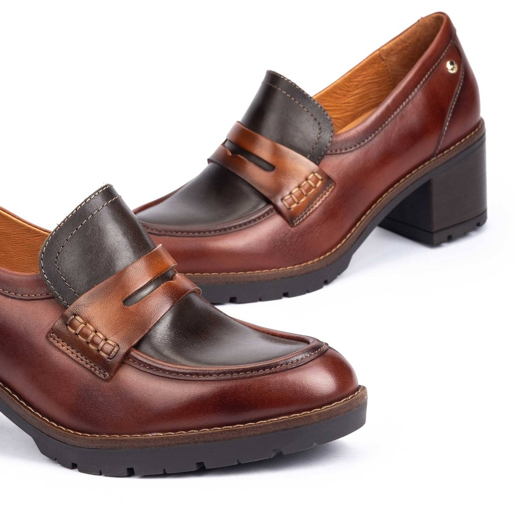LLANES - Mocasín con tacón medio para mujer (7)