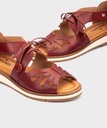 ROQUETAS - Sandalias planas con cordones para mujer (2)