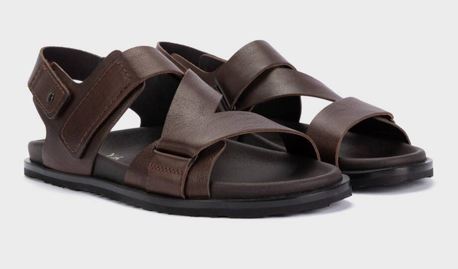 ALMAGRO - Sandalia de piel con tiras para hombre (3)
