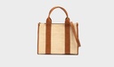 ALTAFULLA - Shopper de rafia y piel para mujer (3)