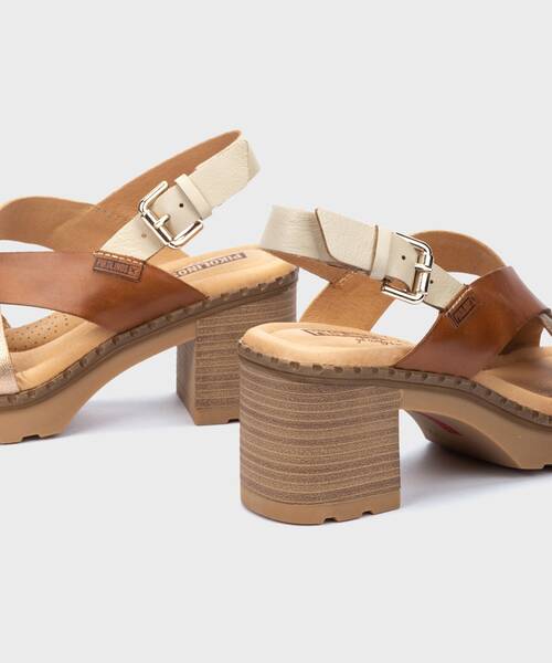 CANARIAS - Sandalia de tacón medio para mujer (2)