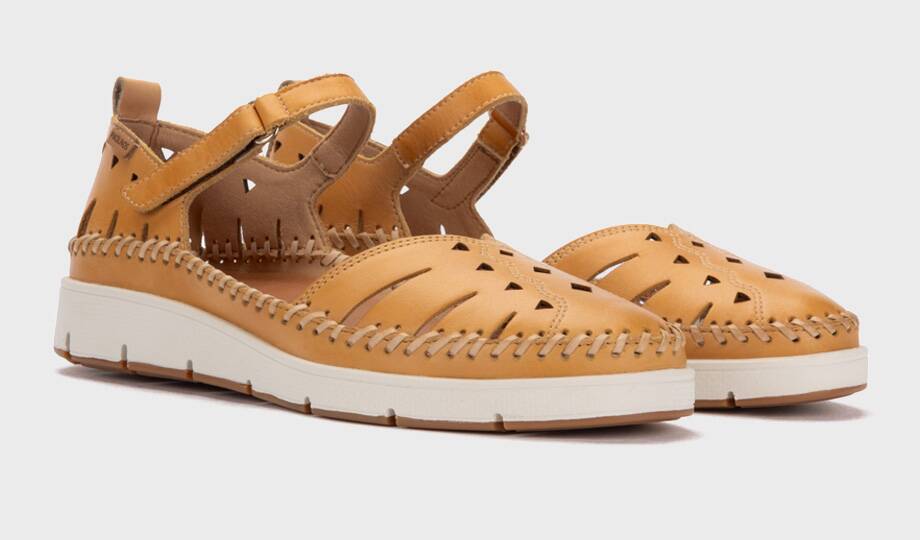 TENERIFE - Zapato semiabierto con cierre adherente para mujer (3)