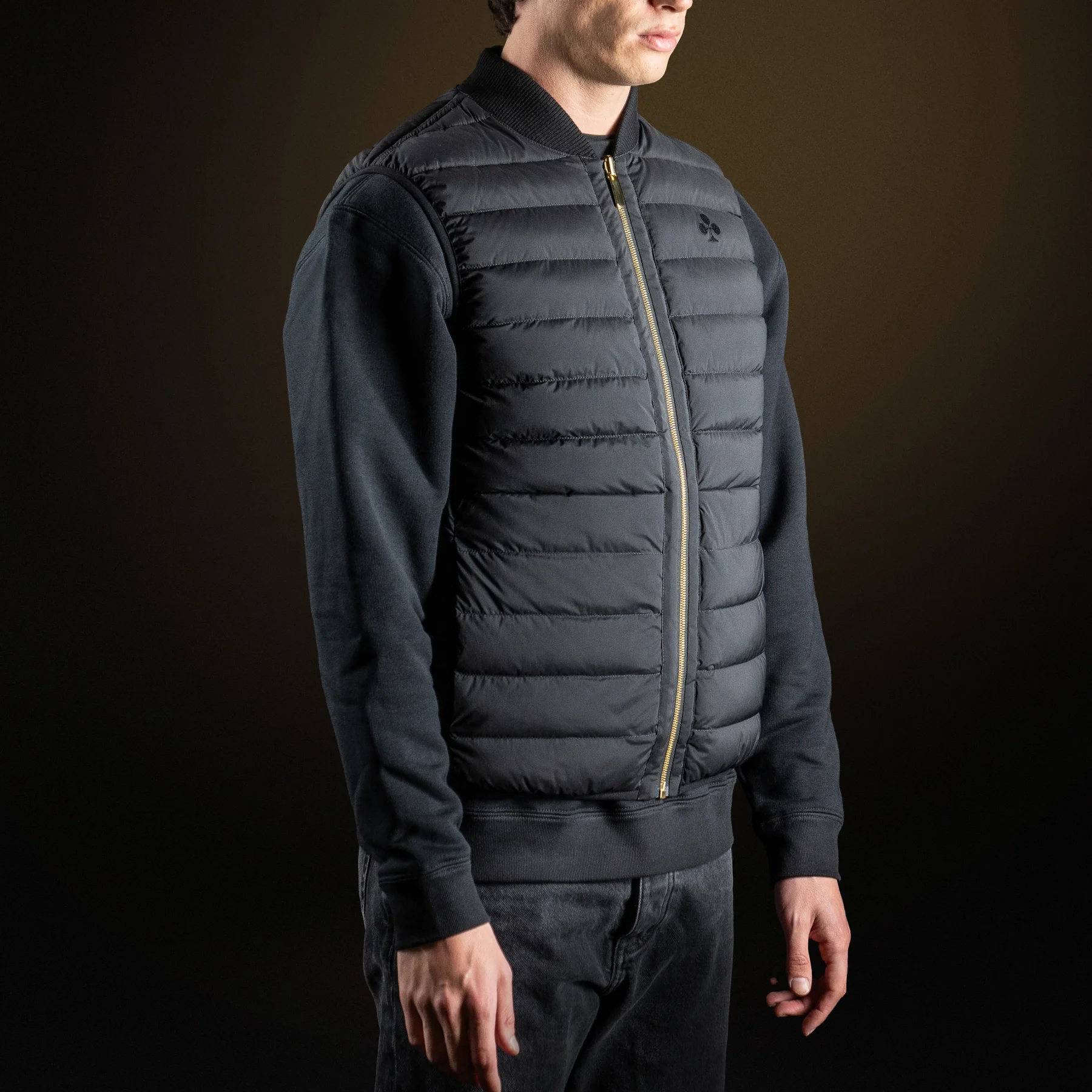 Chaleco reversible negro (3)