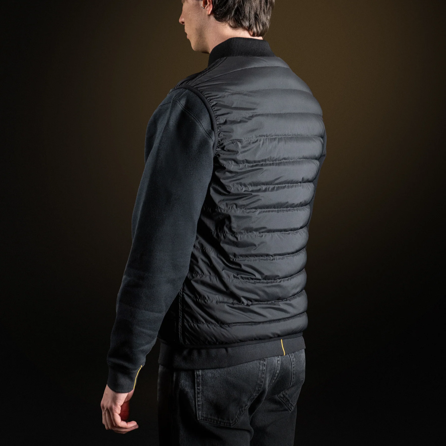 Chaleco reversible negro (4)