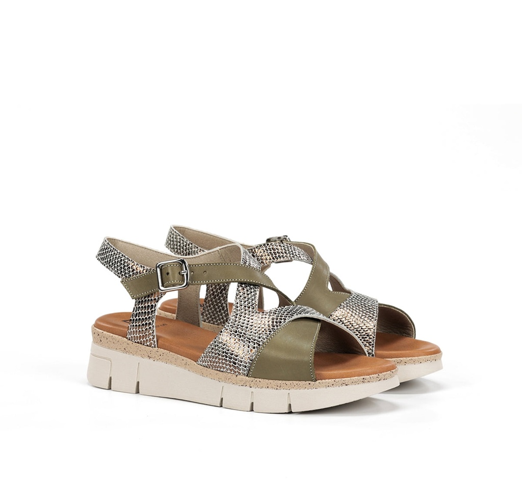 KLAU D9485 Sandalia Verde (1)